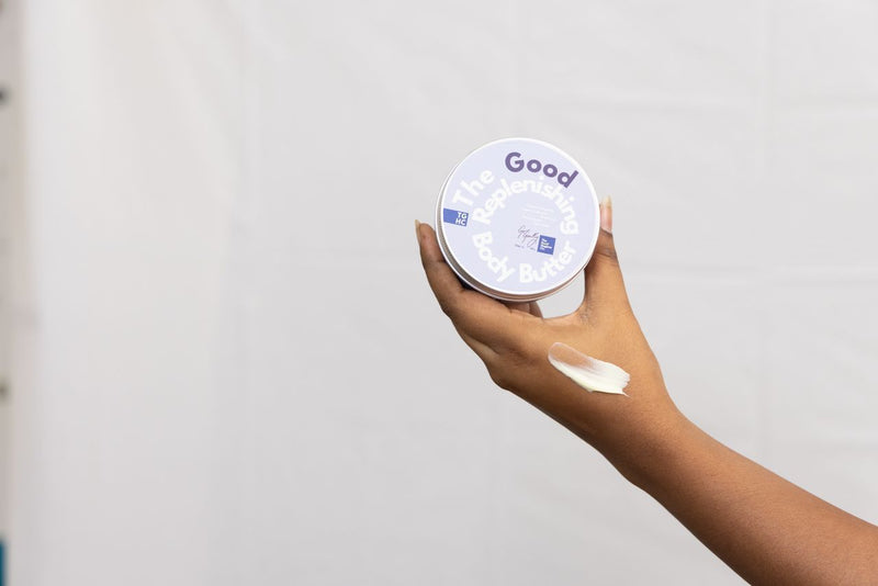Zelfgemaakte citrus bodybutter voor een droge huid