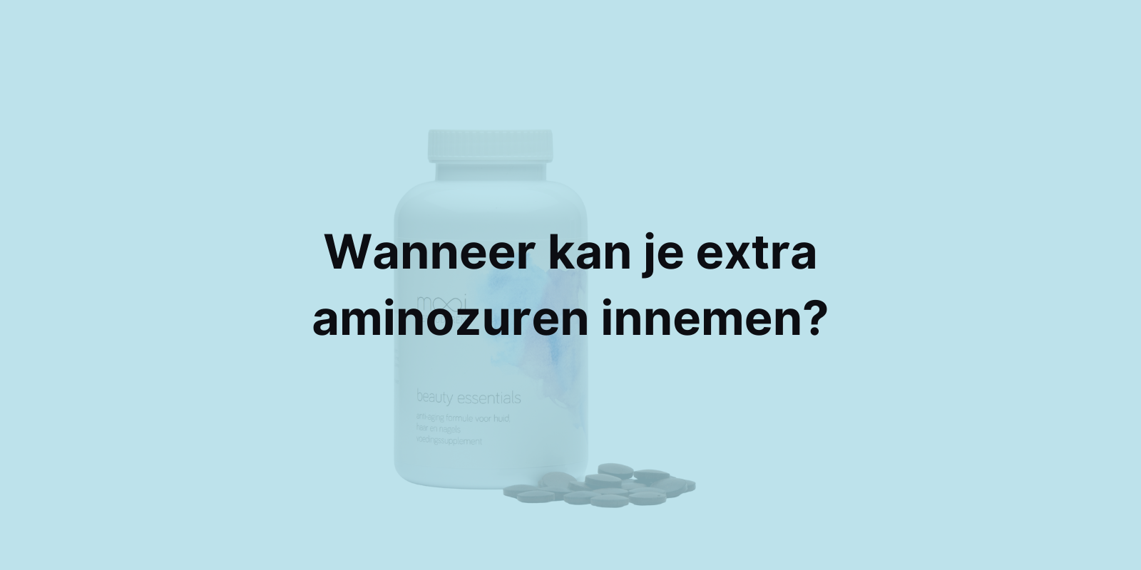 Wanneer moet ik extra aminozuren innemen? Afbeelding