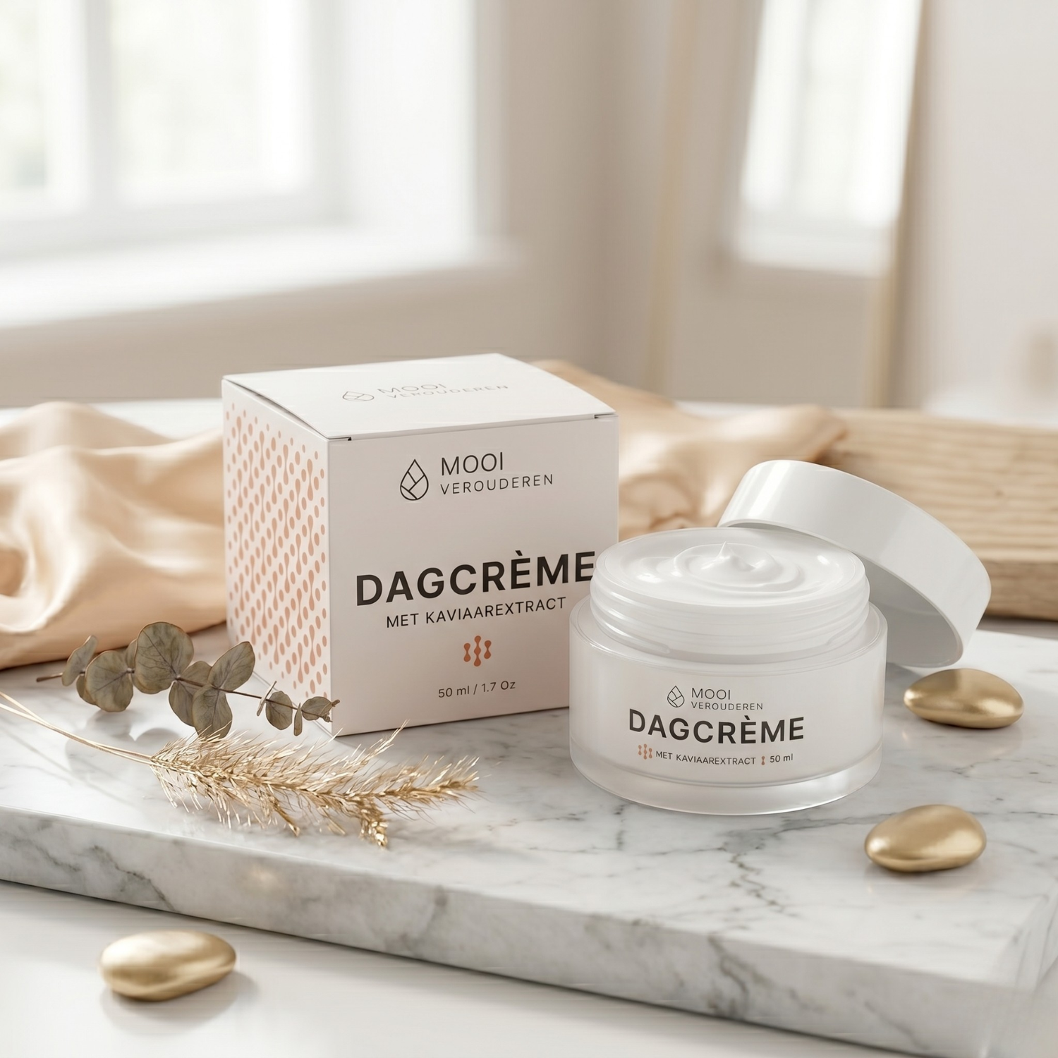 Dagcrème met kaviaarextract