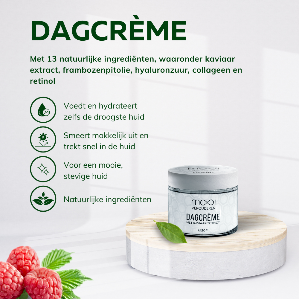 Dagcrème met kaviaarextract