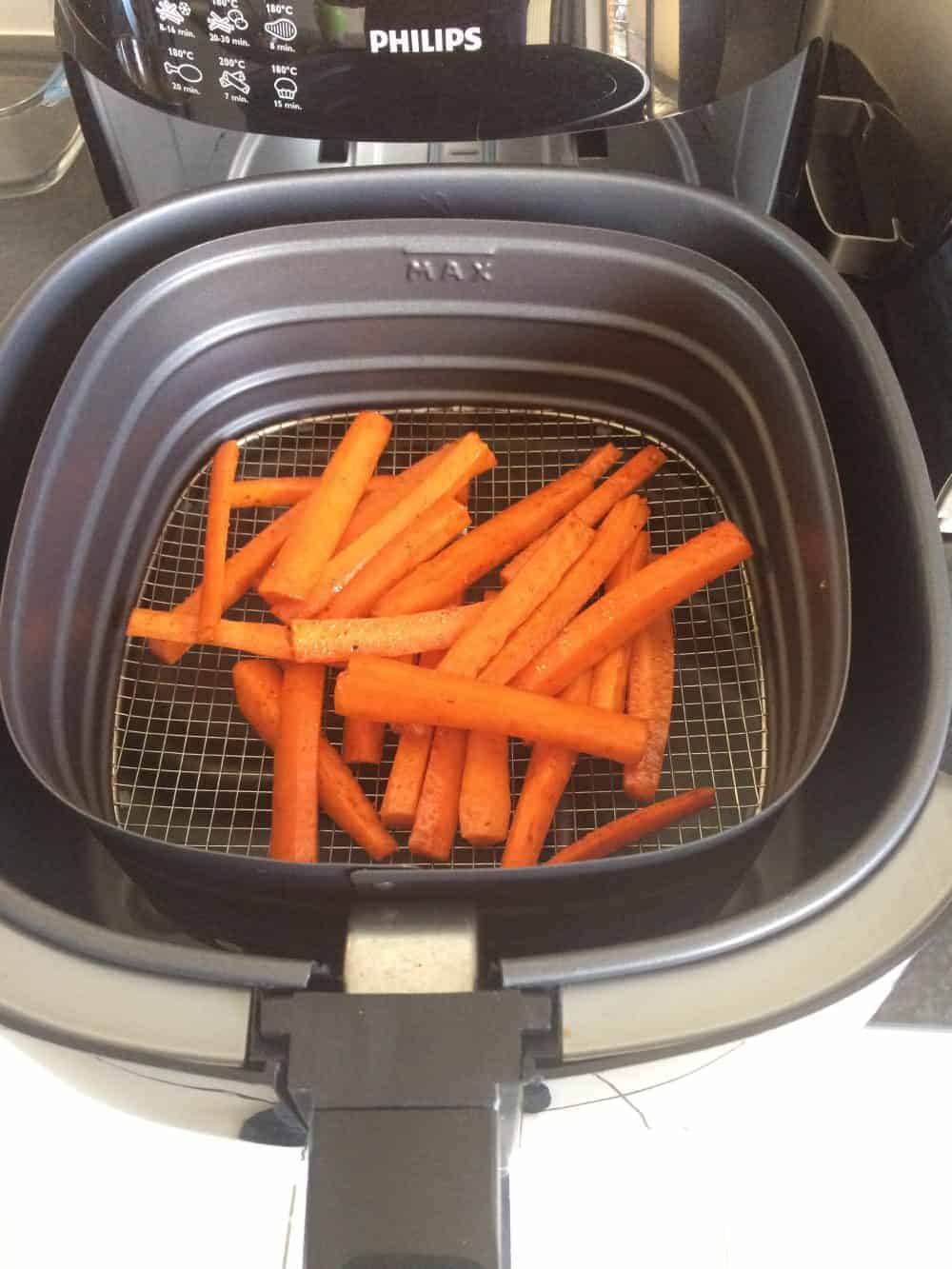 Gezonde wortelfrietjes in de Airfryer Mooi Verouderen